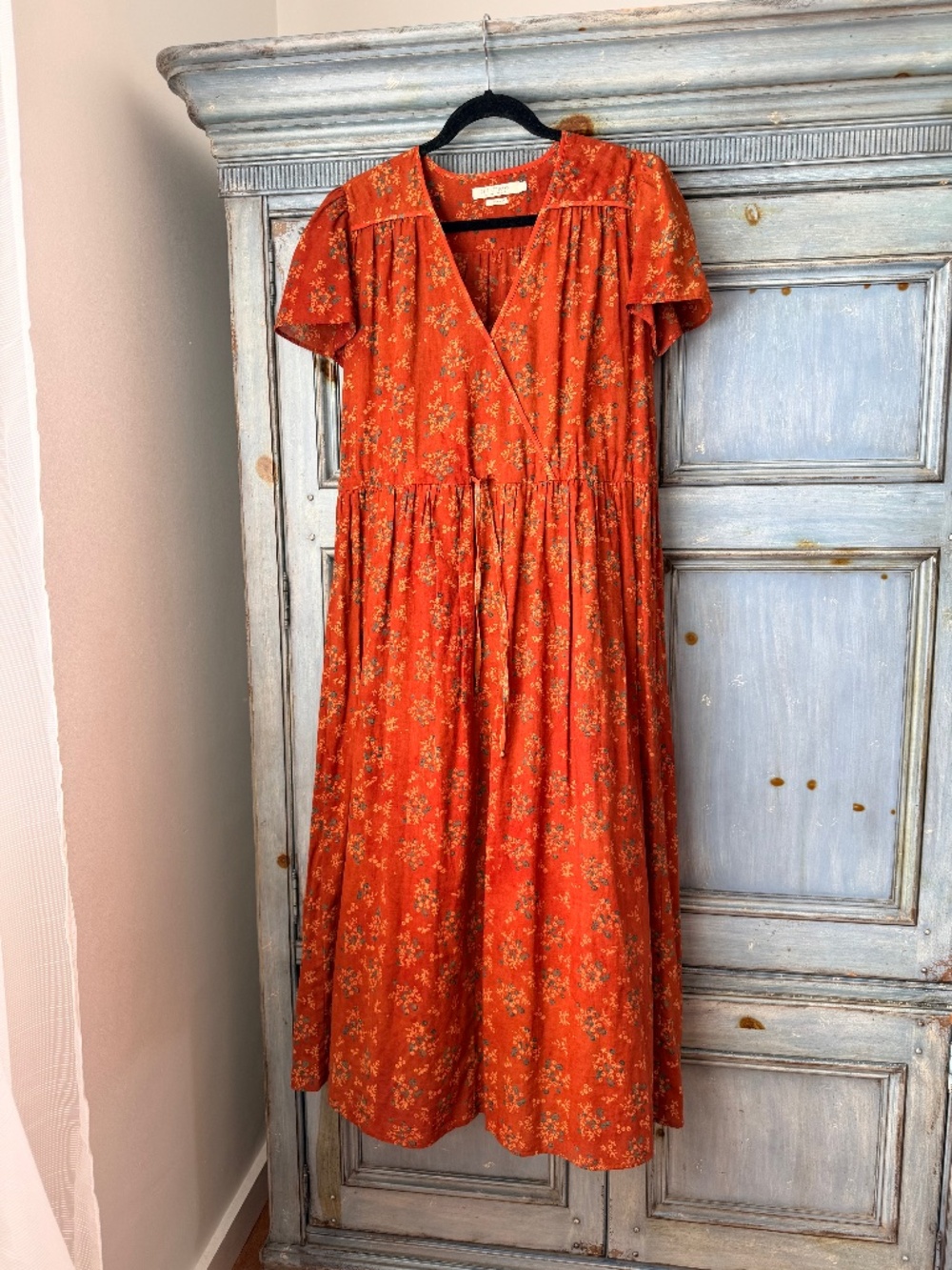 Christy Dawn The Dawn Dress in Orange Floral Size L